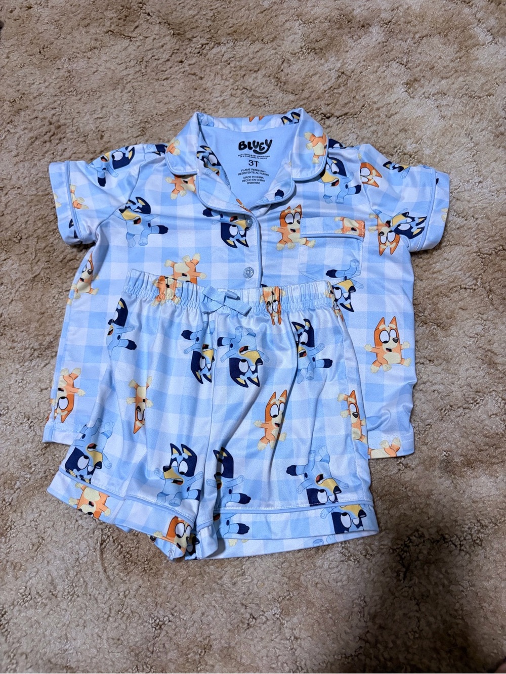 Bluey PJ set sz 3T